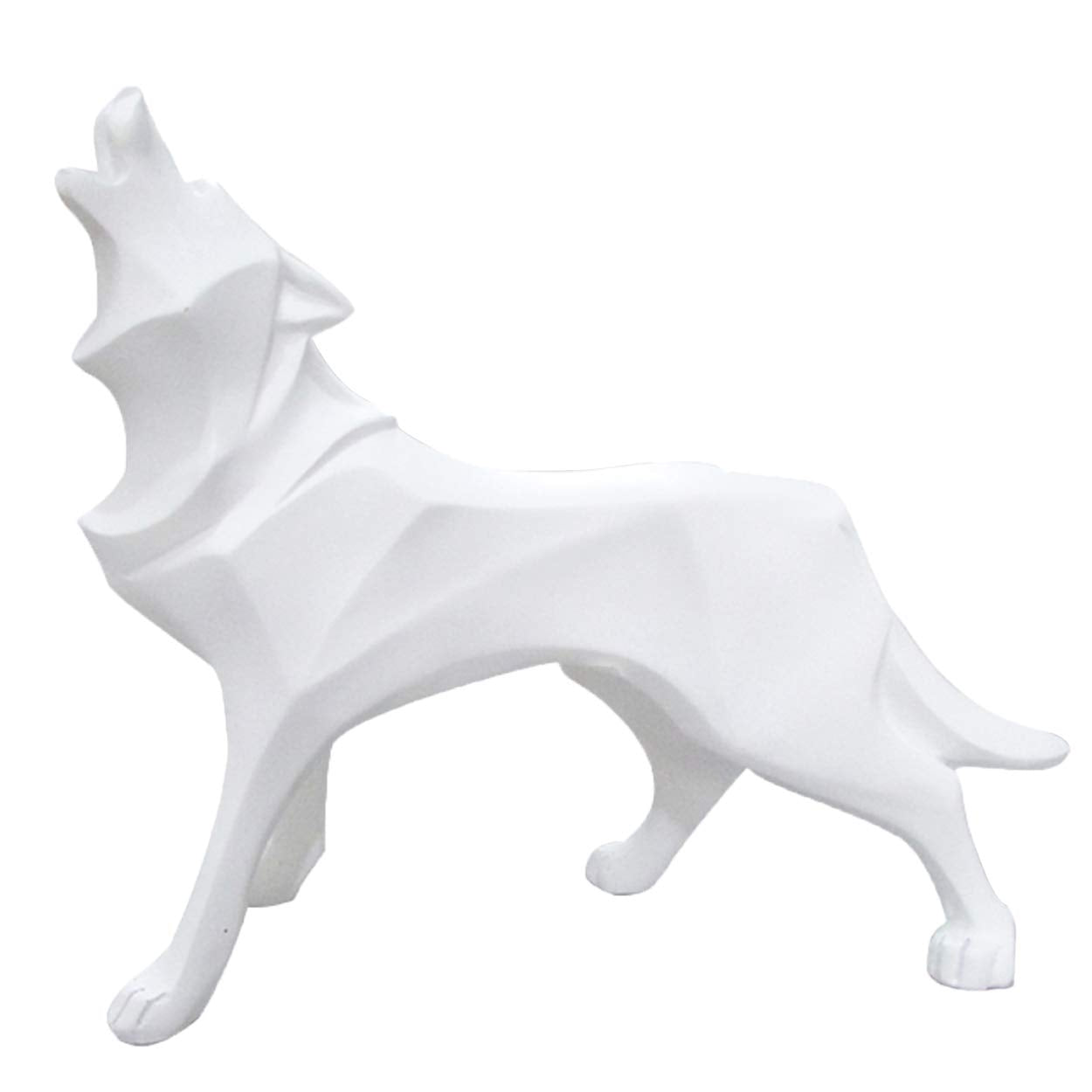 FJWYSANGU Abstract Leopard Statues Panther Sculpture Hand Craved Animal Resin Modern Home Decoration Big Black