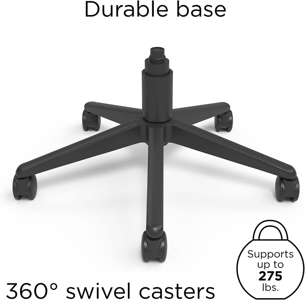 STAPLES Kroy Ergonomic Task Chair, Mesh, Ergonomic, Lumbar Support, Adjustable Height, Black