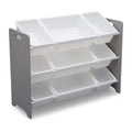 Delta Children MySize 9 Bin Plastic Toy Organizer - Greenguard Gold Certified, Grey