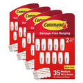 Command Medium Wire Toggle Hooks, 35 Hooks and 40 Strips, Damage-Free Hanging Wall Hook with Adhesive Strips, No Tools Great for Hanging, Organization and Storage, Holds up to 2 lb