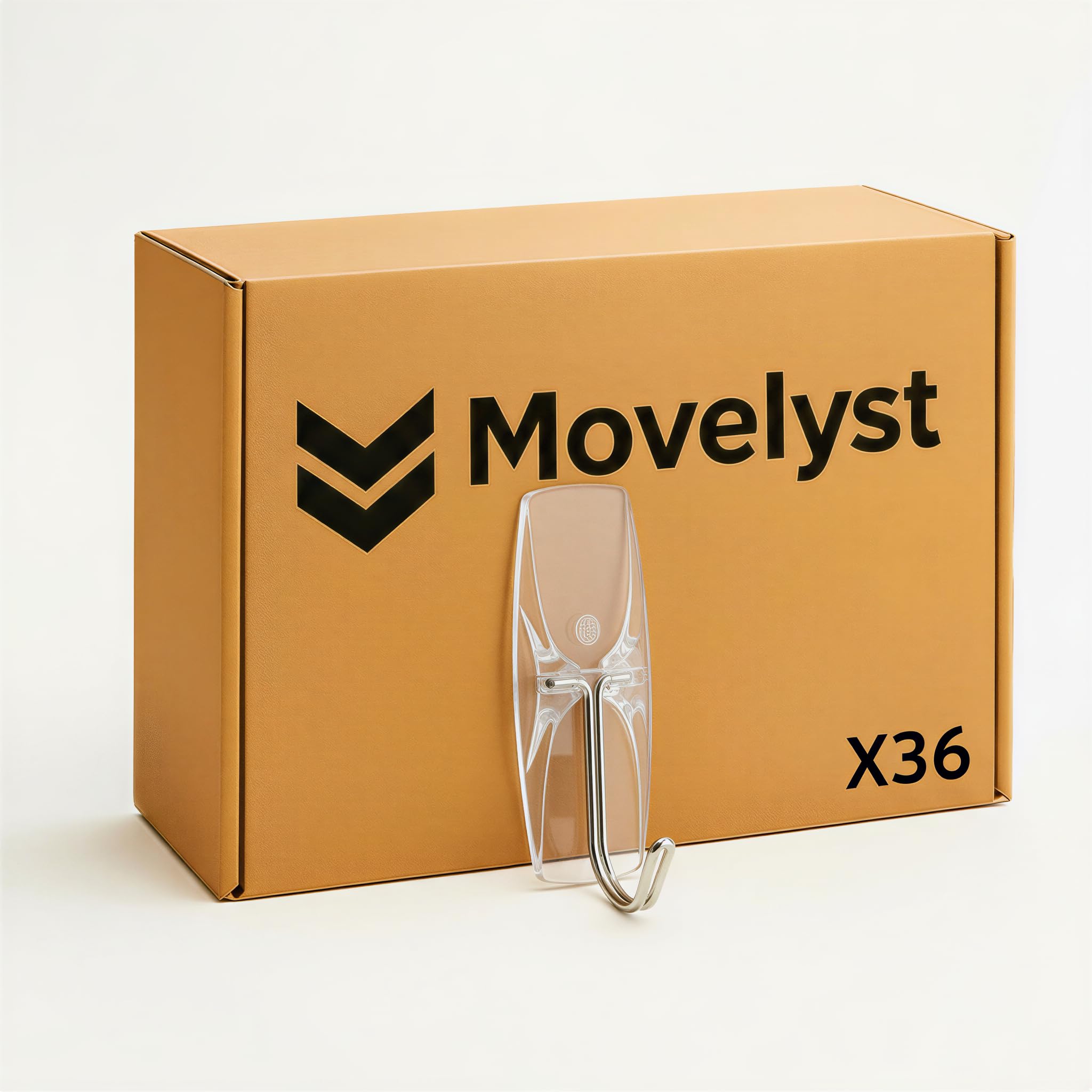 100 Small Hooks+120 Removable Strips, Clear Wire Hanger Hooks, Damage-Free Utility Hooks, Heavy Duty with Adhesive Strips, No Tools Wall Hook for Hanging, Value Pack