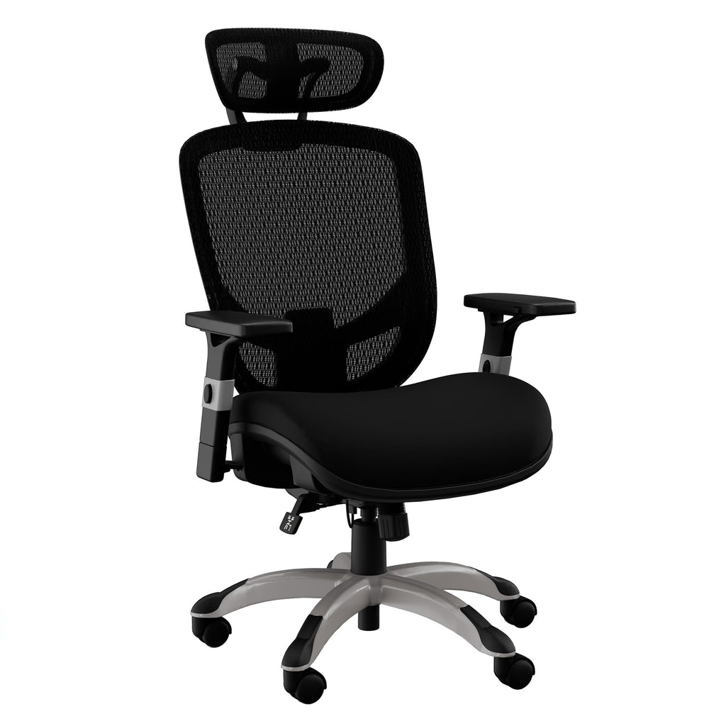 STAPLES Hyken Ergonomic Task Chair, Mesh, Ergonomic, Lumbar Support, Swivel, Black