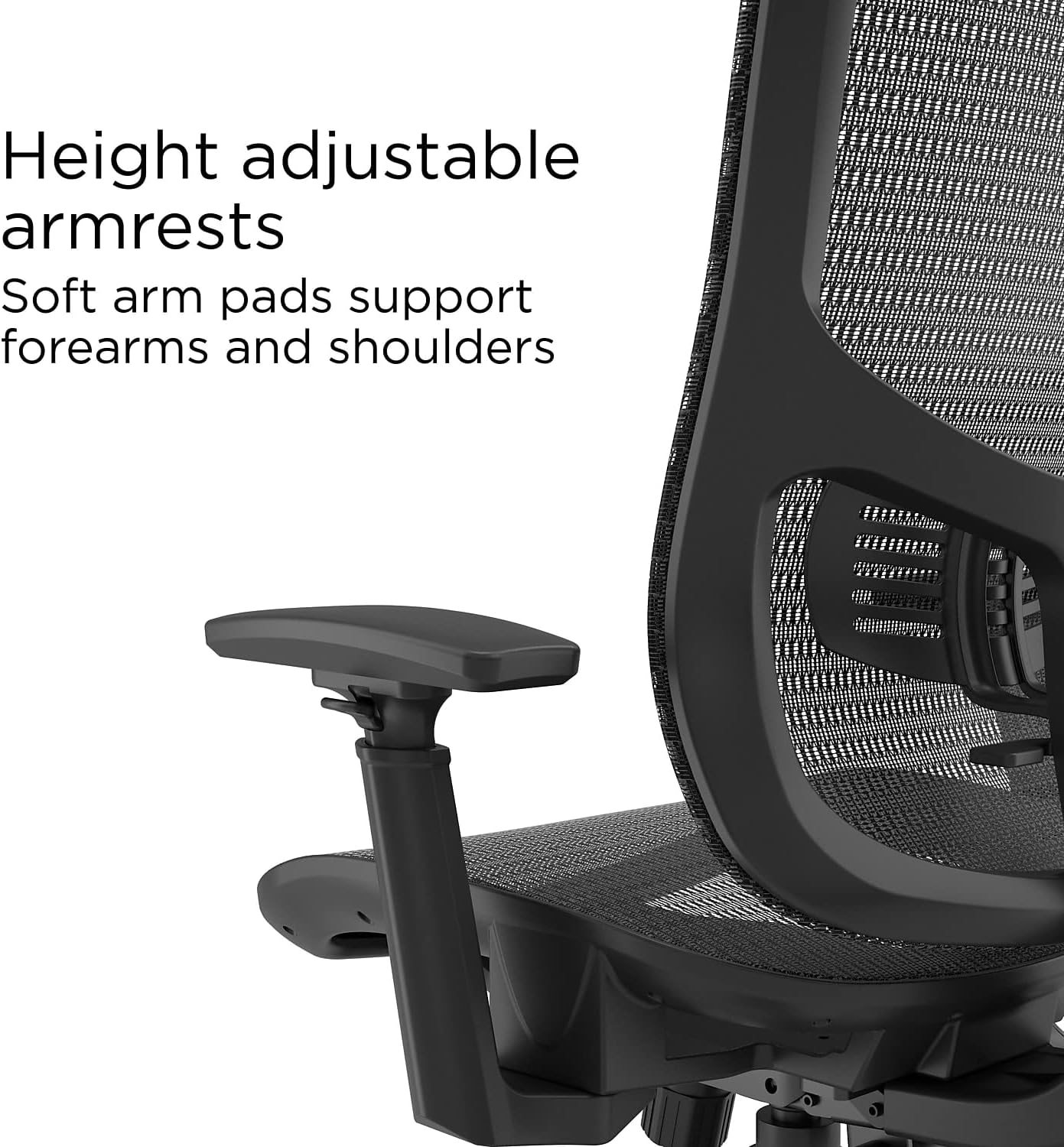 STAPLES Kroy Ergonomic Task Chair, Mesh, Ergonomic, Lumbar Support, Adjustable Height, Black