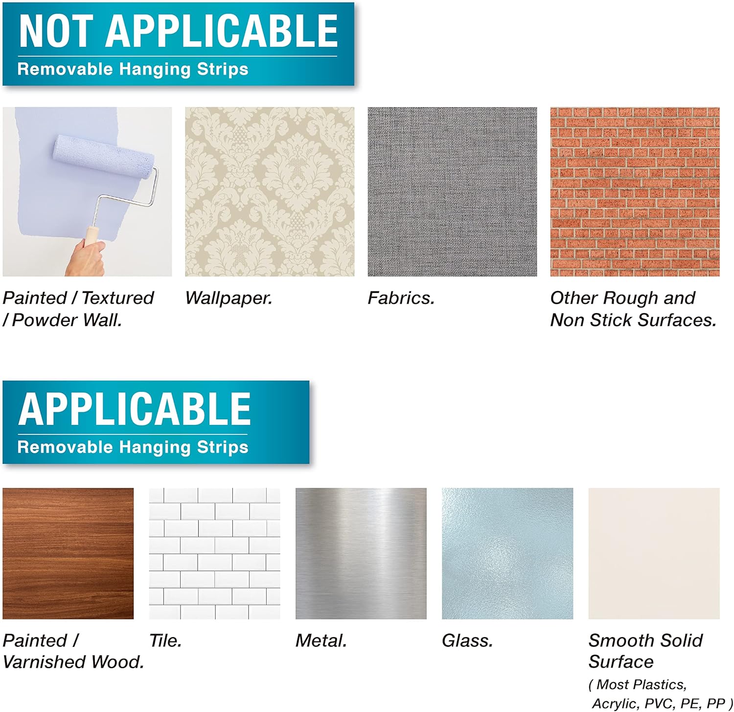 100 Small Hooks+120 Removable Strips, Clear Wire Hanger Hooks, Damage-Free Utility Hooks, Heavy Duty with Adhesive Strips, No Tools Wall Hook for Hanging, Value Pack